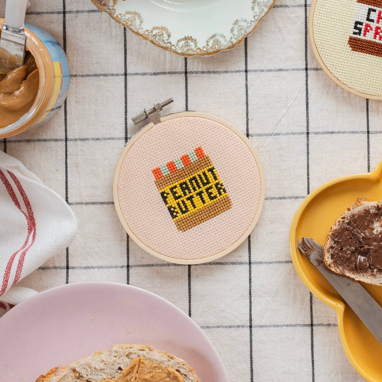 Peanut Butter Cross Stitch Kit