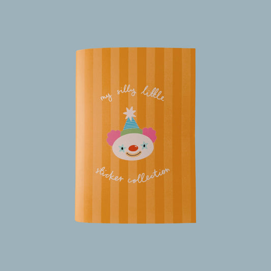 My Silly Little Sticker Collection Clown A5 Sticker Keeper