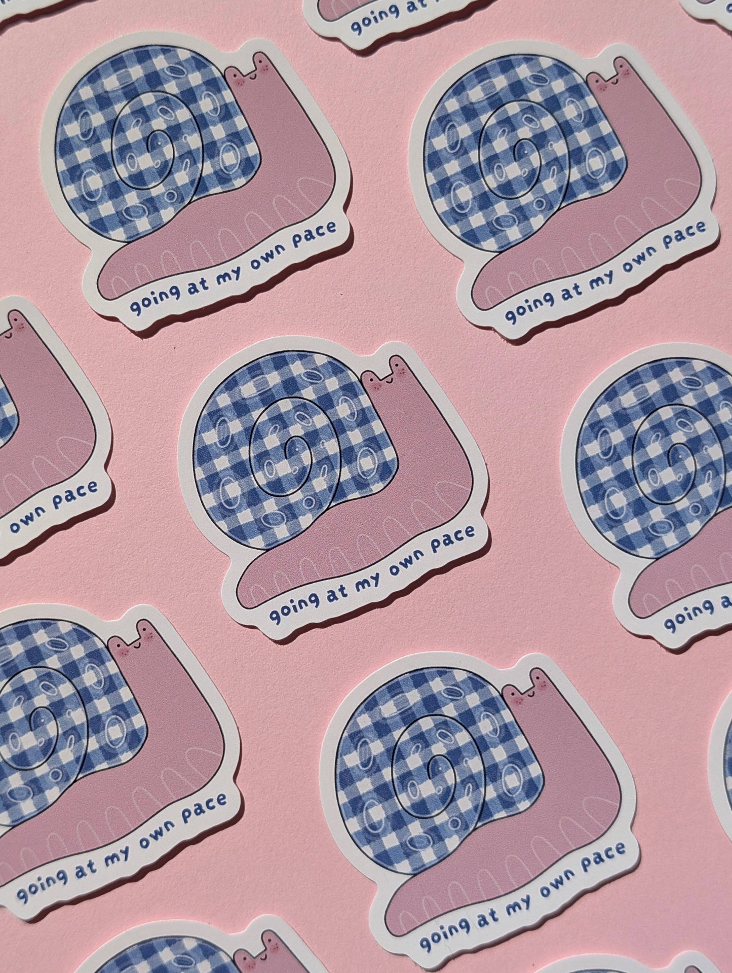 Going At My Own Pace Snail Sticker