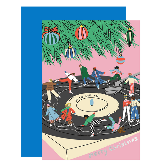 Christmas 2025 card  ‘Jingle Bell Rock’ -greeting card