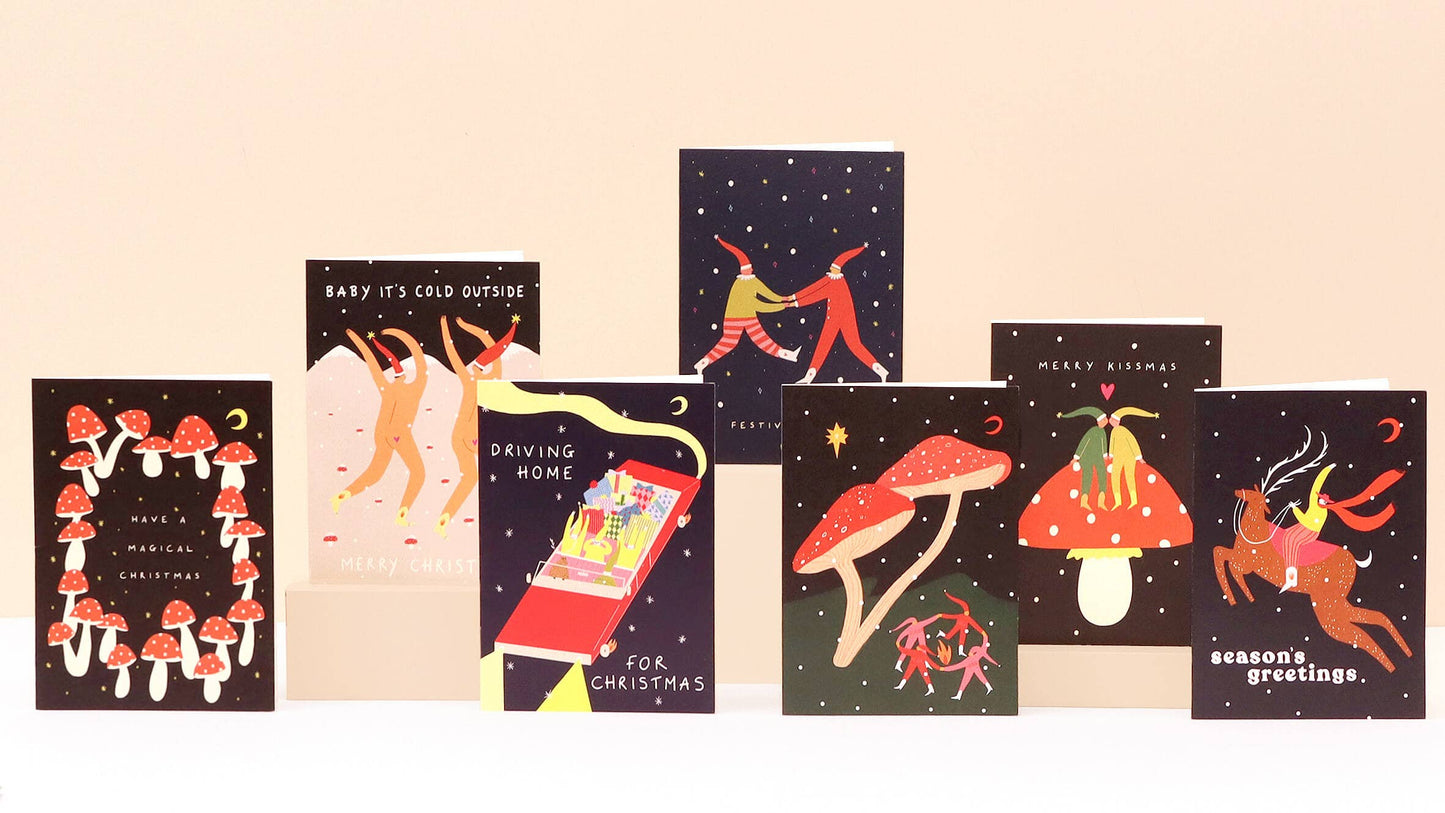 Baby It's Cold Outside Christmas Card | Cheeky Card | Funny