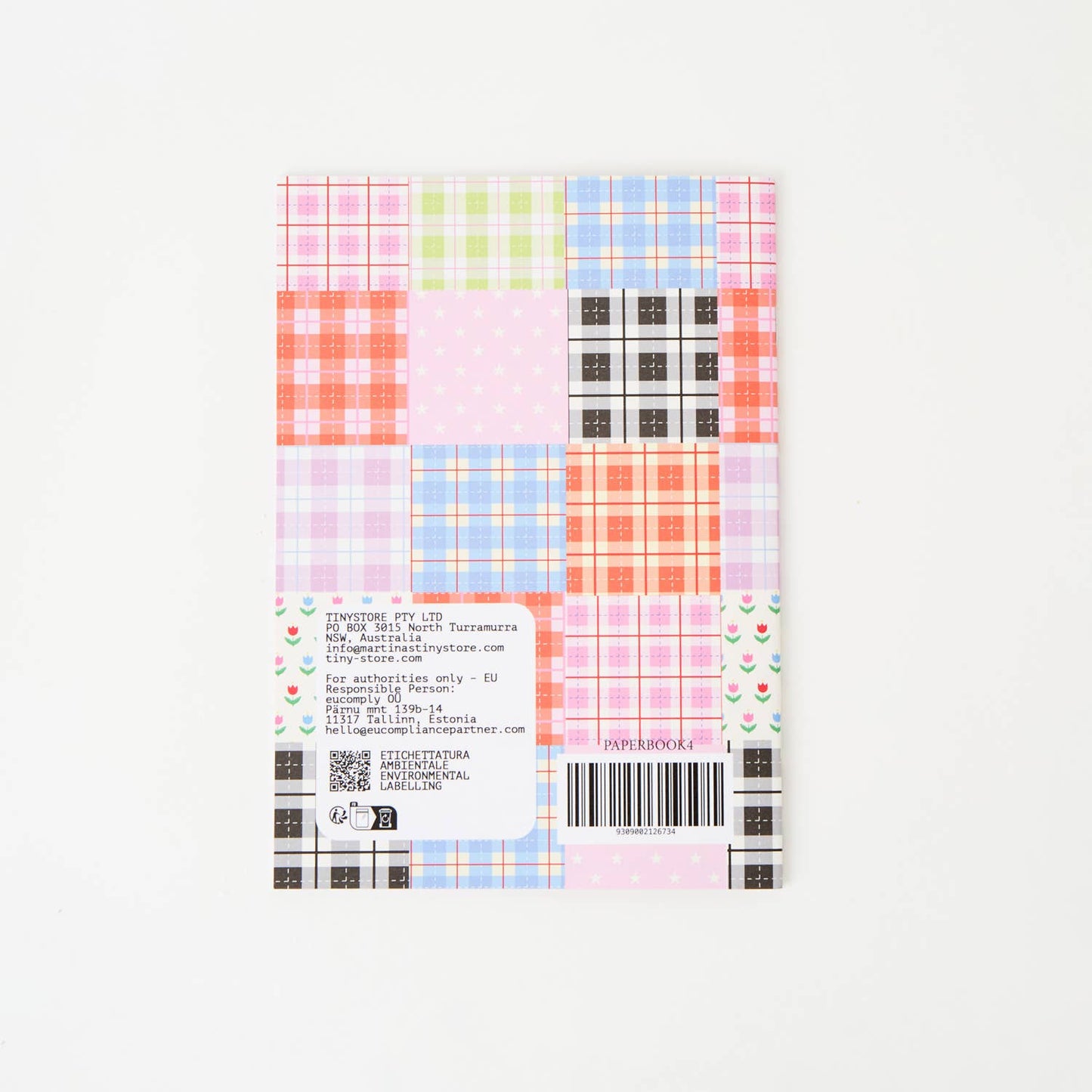 Martina’s Tiny Store Book of Scrapbooking Papers (Edition 4: Plaid & Stars!)