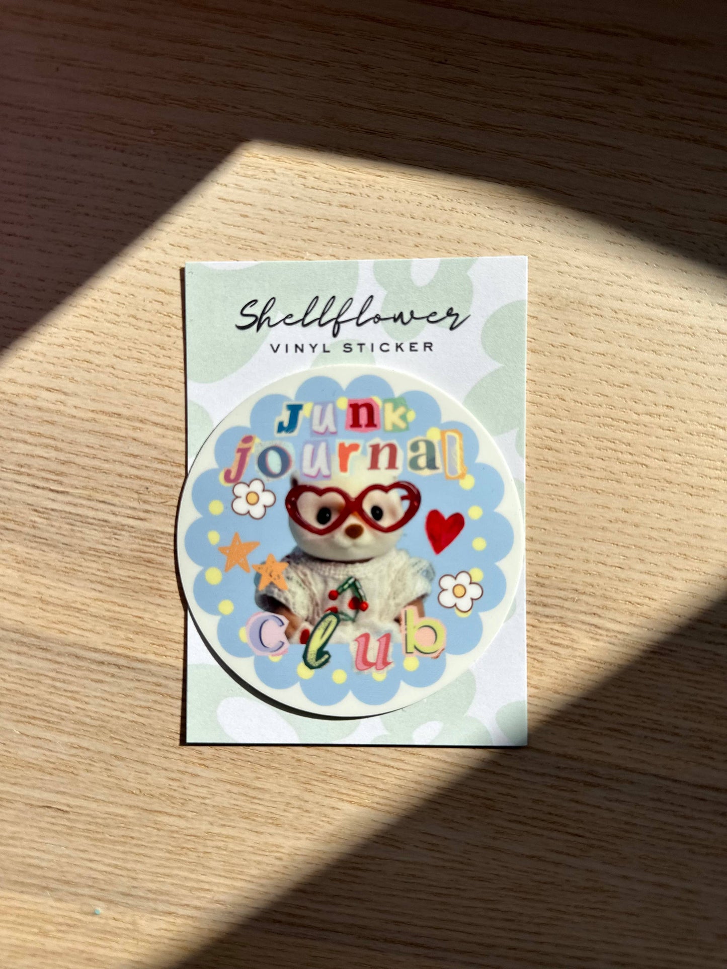 Junk Journal Club Vinyl Sticker