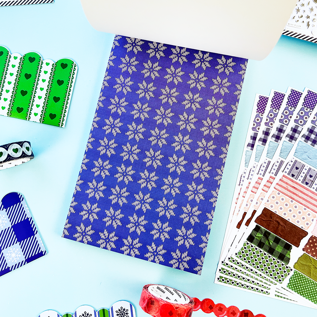 Winter Whimsy Pipsticks Junk Journal Sticker Book