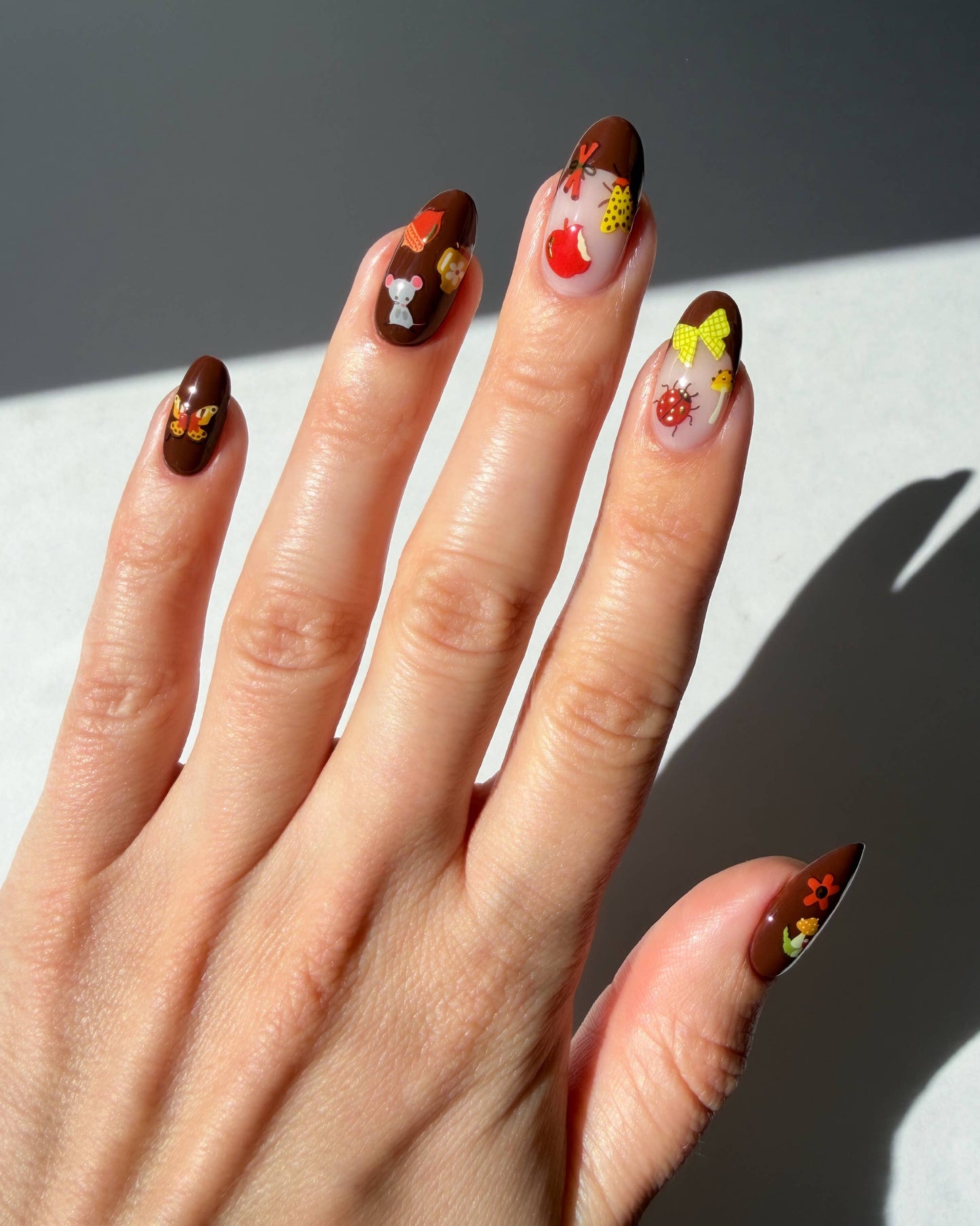 Nail Art Stickers - CINNAMON STICK