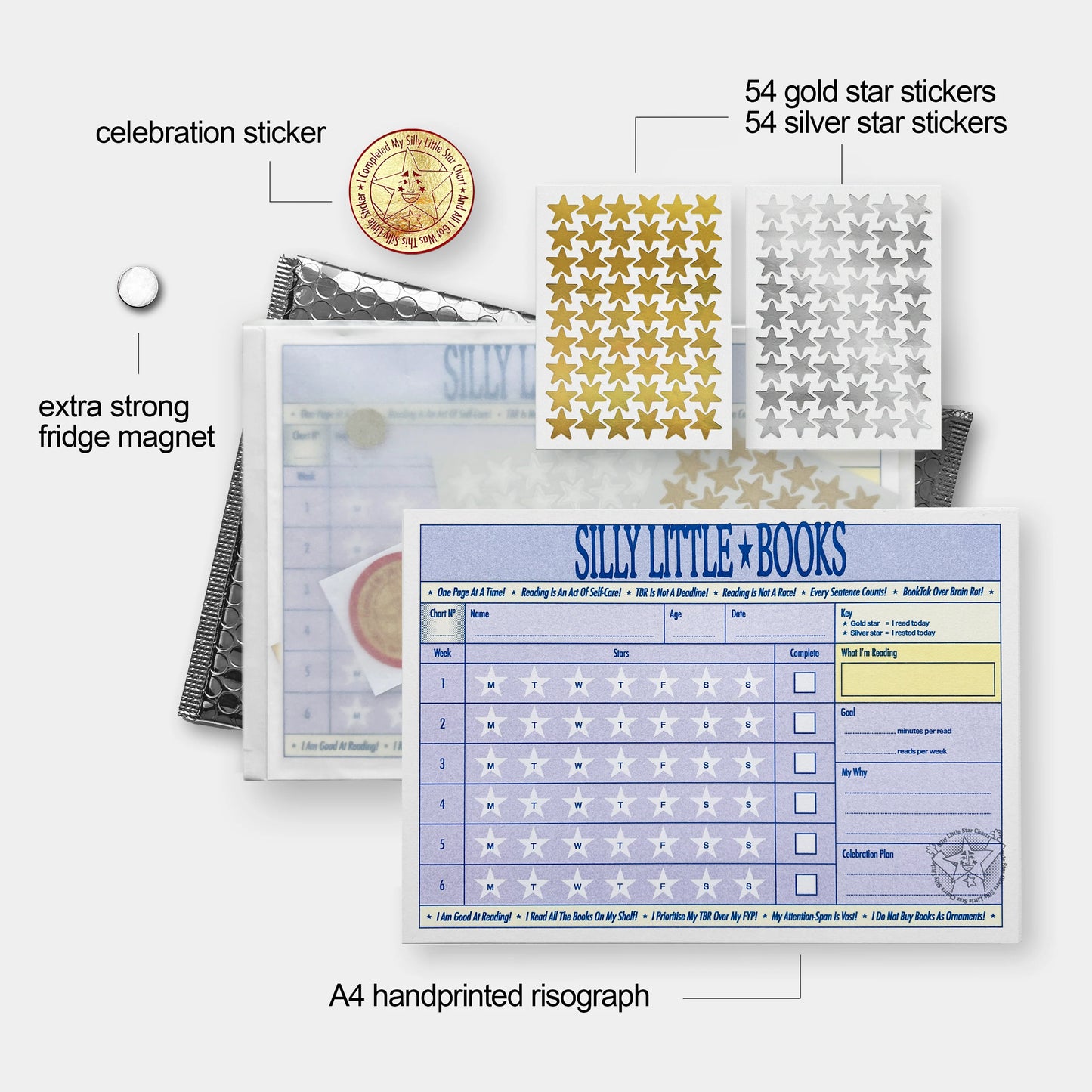 Silly Little Star Chart - Reading Tracker Star Chart