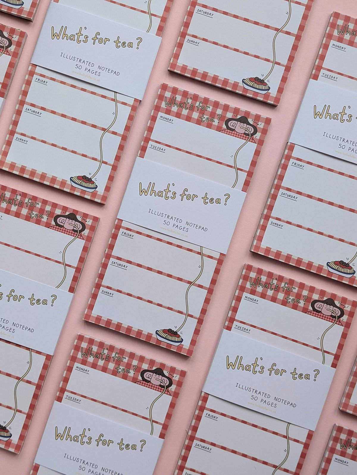 What's for Tea? Illustrated Note Pad