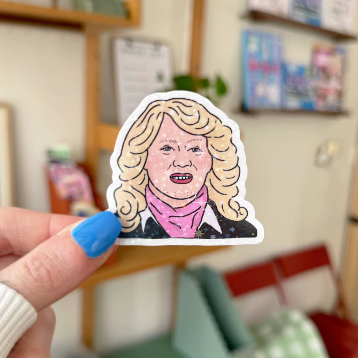 Clean and Tidy Vinyl Sticker | Sparkly Laminated Sticker