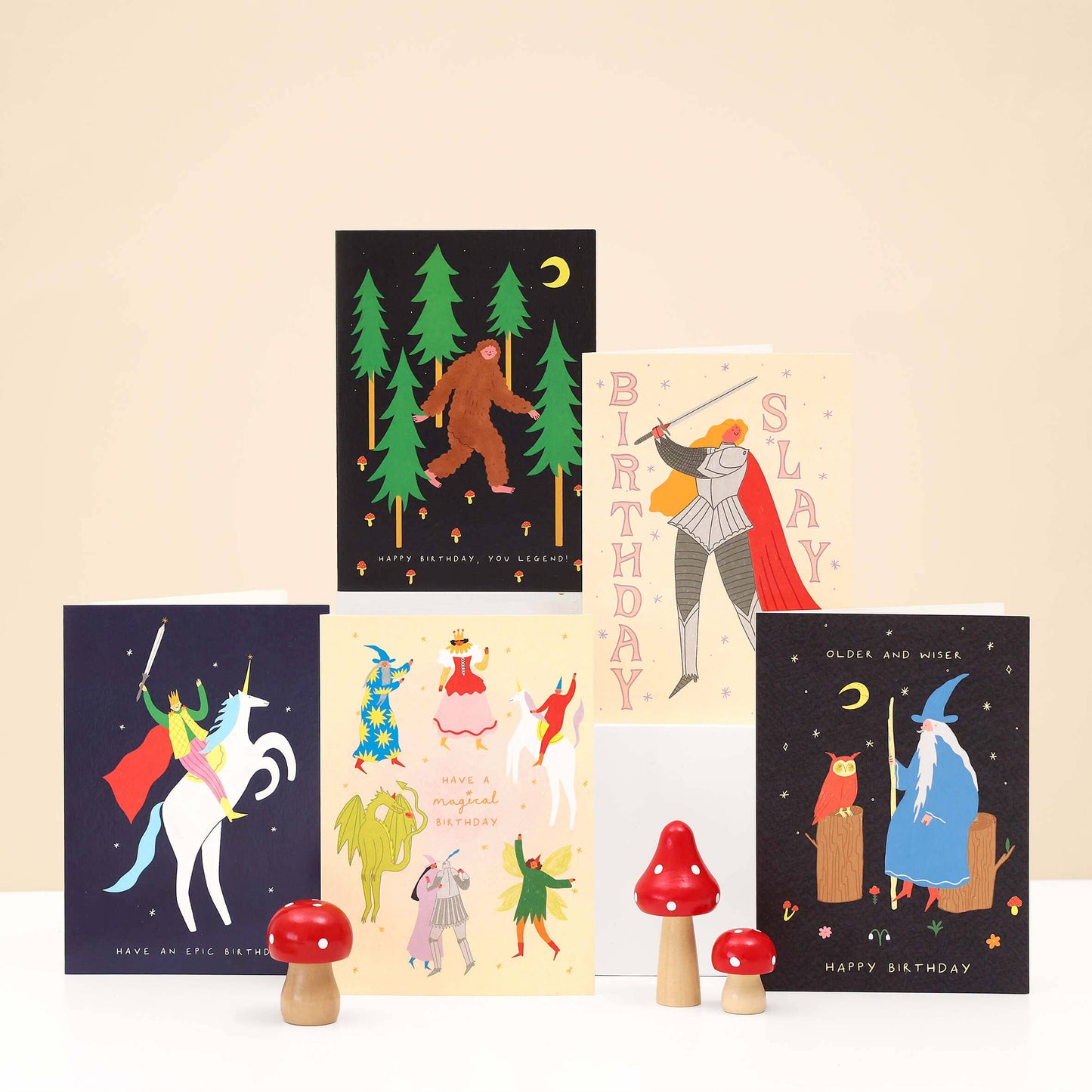 Older and Wiser Birthday Card | Wizard Card | Men's Birthday