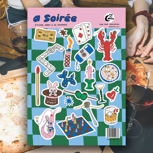 A5 Sticker Sheet - Soiree Party