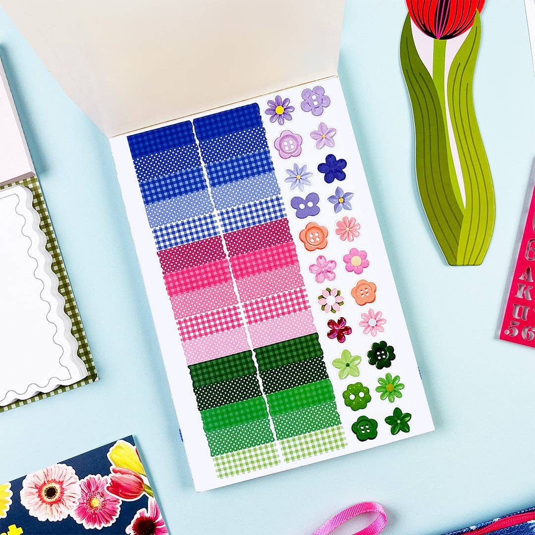 In The Garden Pipsticks Junk Journal Sticker Book