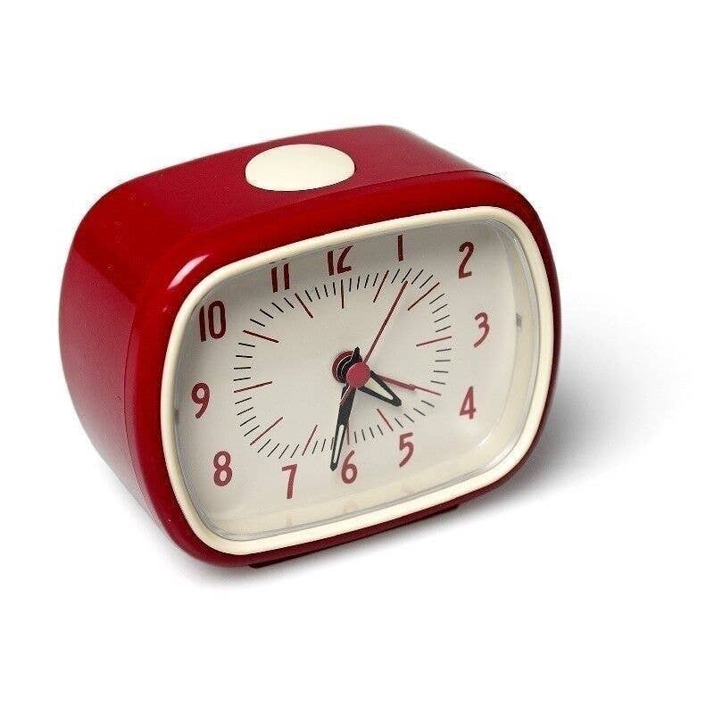 Retro Alarm Clock - Red