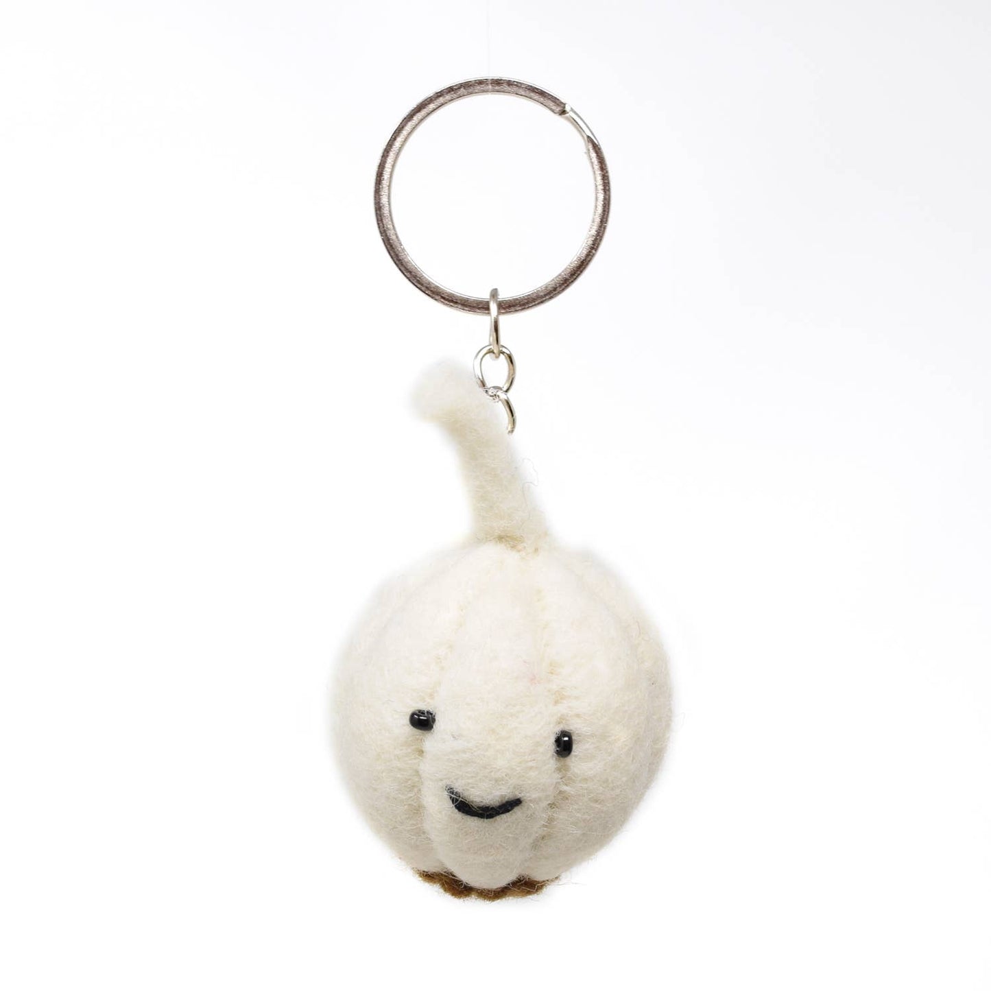 Felt Keychain - Garlic Felt Keyring