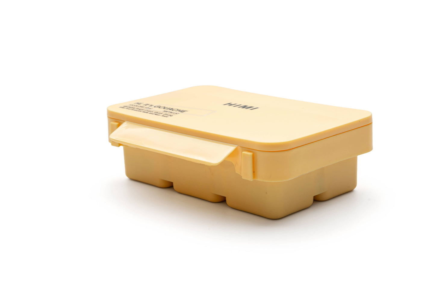 HIMI Twin Cup Gouache Set, 12 Colours, Yellow Case Metallic