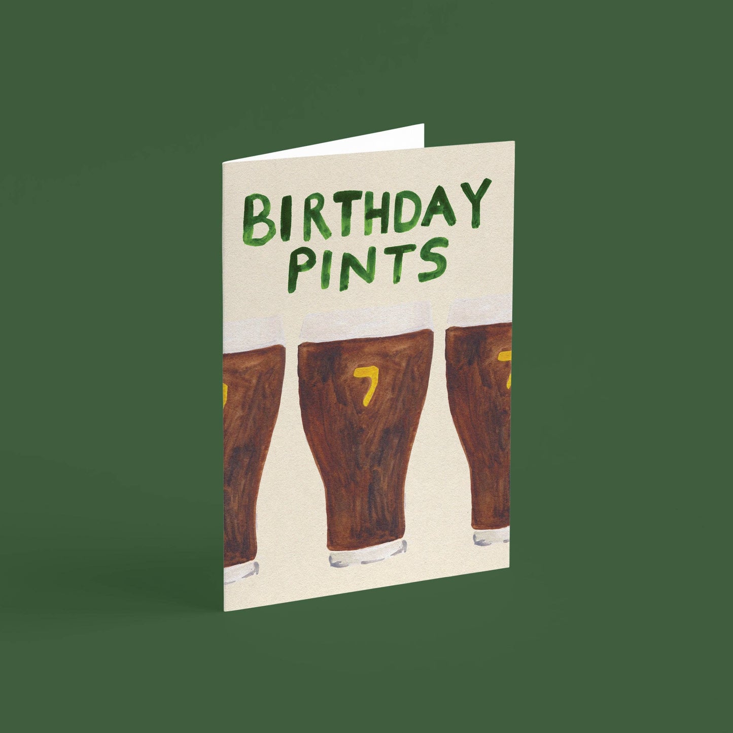 Birthday Card – Guinness Pints Card