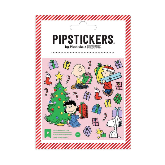 Pipsticks X Peanuts & Presents Festive Sticker Sheet