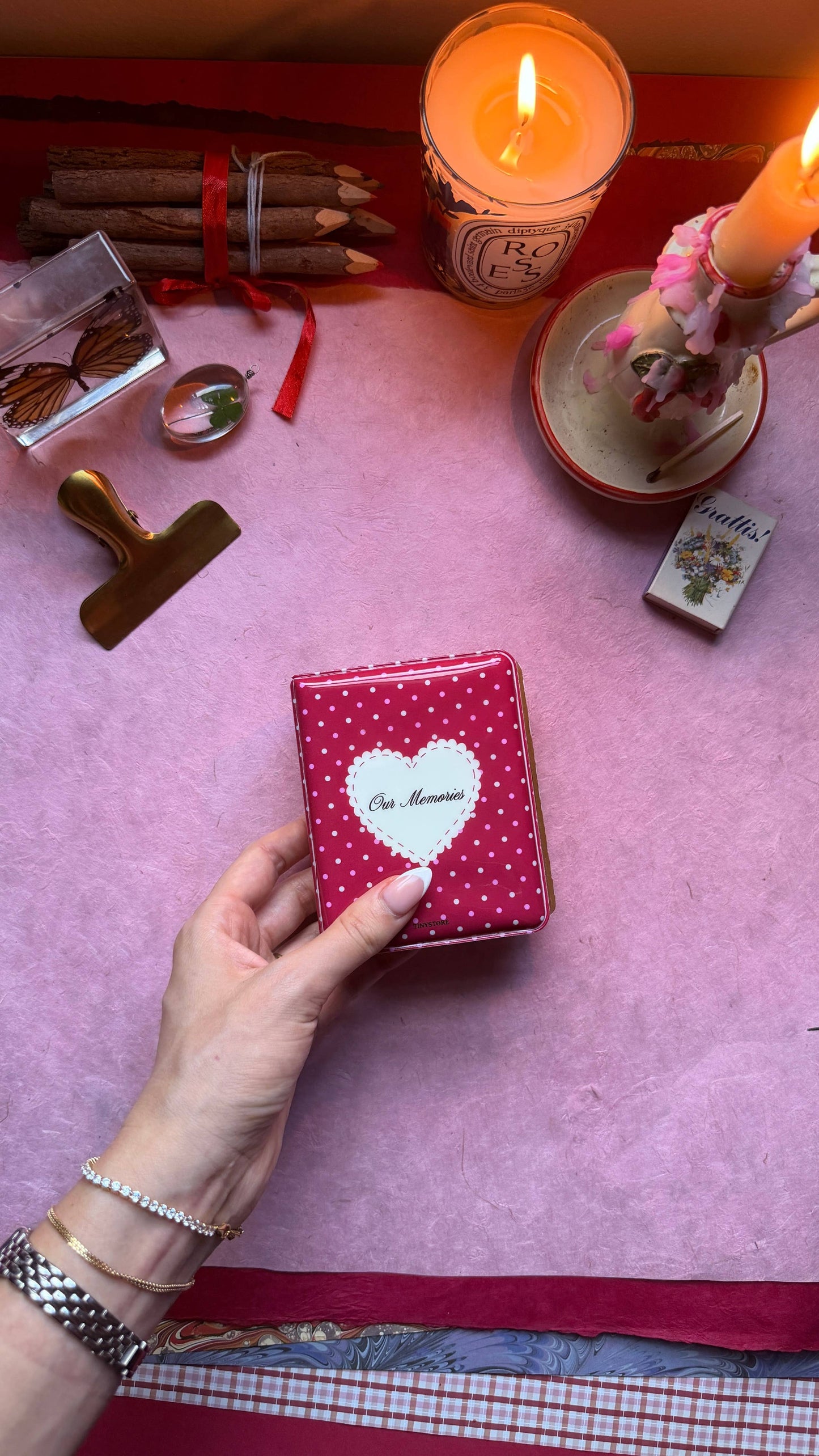 Martina's Tiny Store - Our Memories’ Tiny Memory Album Valentine Red