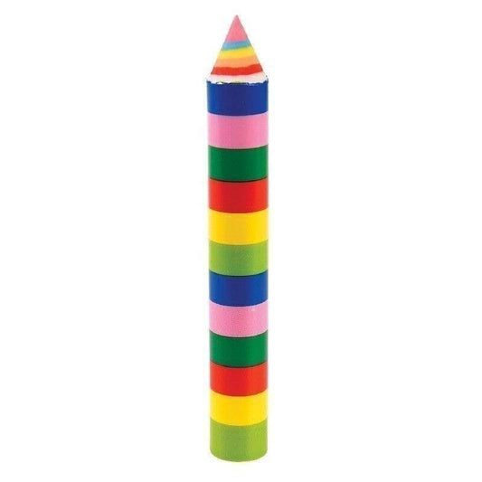 Retro Pencil Shaped Rainbow Eraser