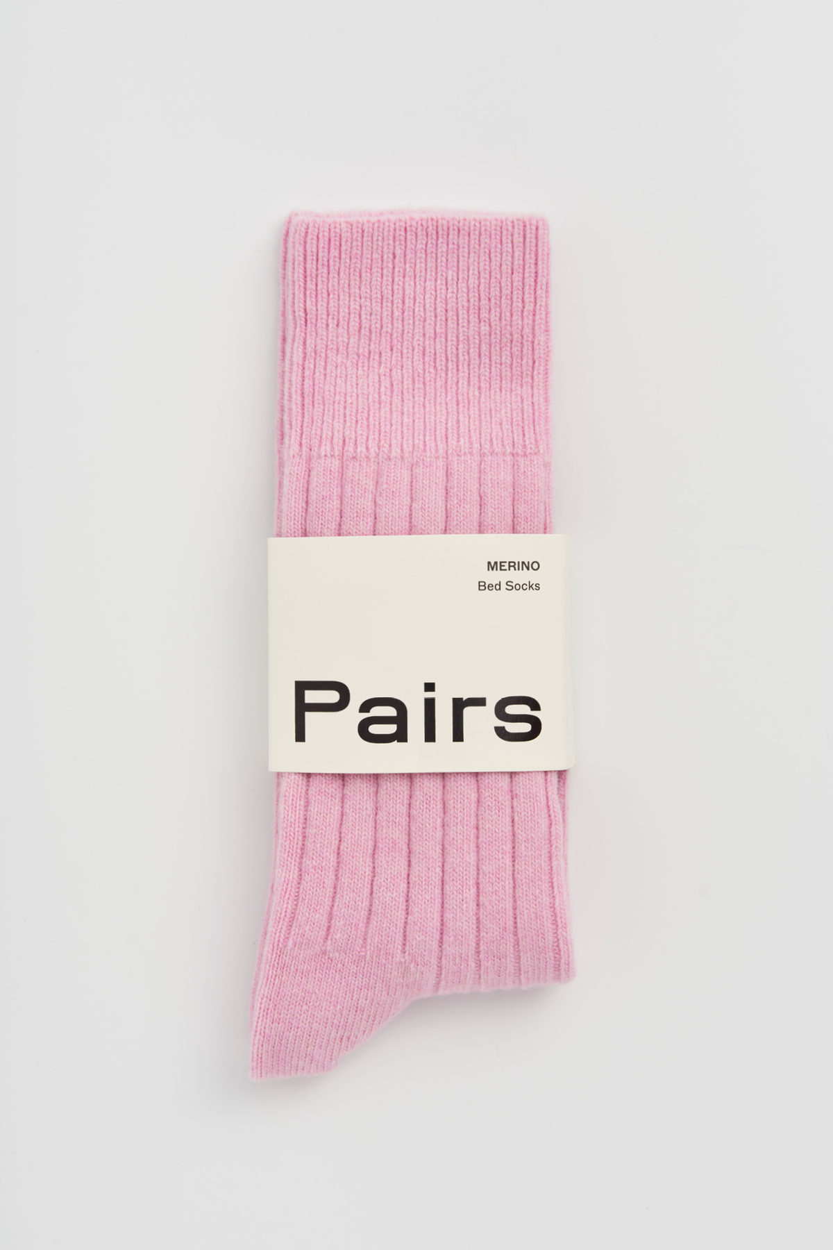 Pairs - Sugar Pink Merino Bed Socks