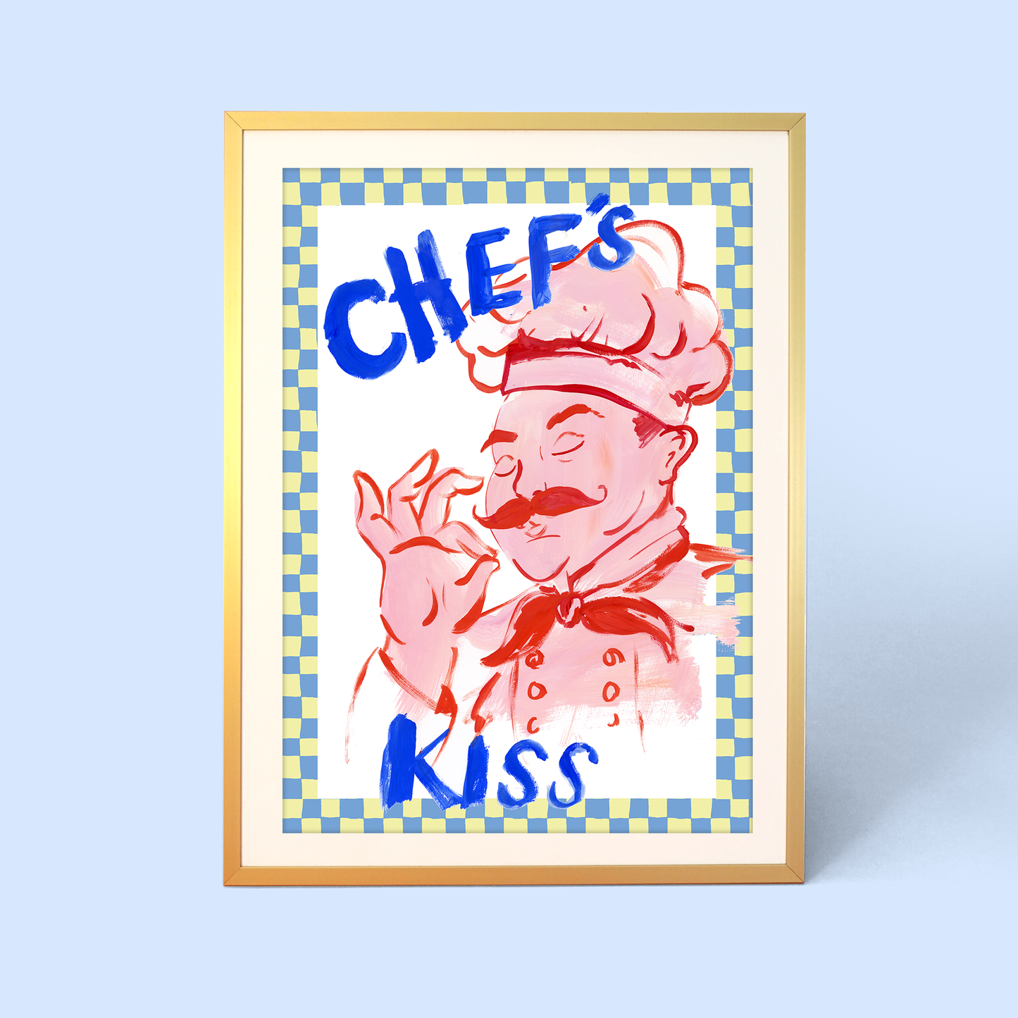 Chef's Kiss Print: A3