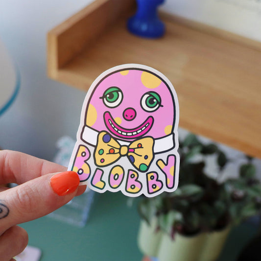 Blobby Vinyl Sticker | Glossy Laptop Sticker