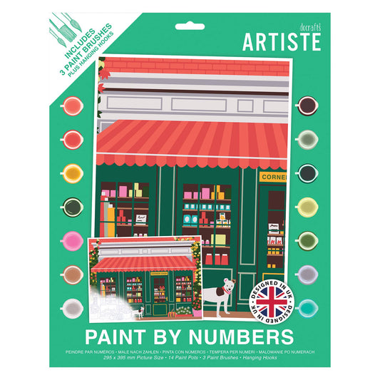 DOCRAFTS ARTISTE Large Paint by Numbers, Shopfront