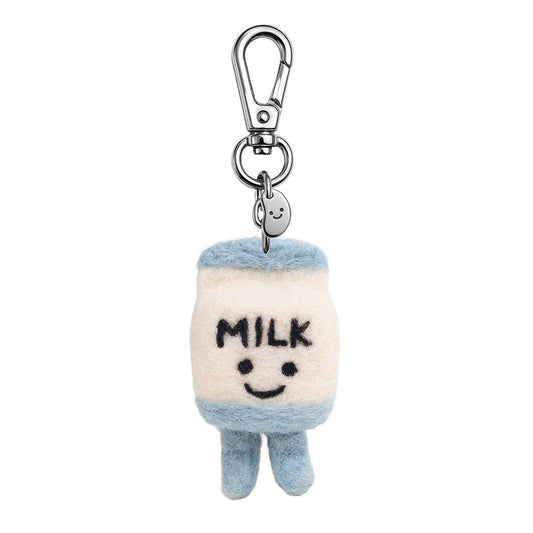 Marty The Milk Felt Keychain