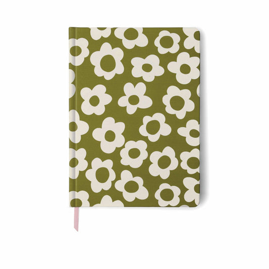 Designworks Ink Jumbo Soft Touch Journal - Groovy Floral