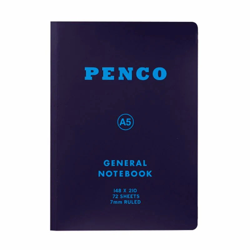 Penco Soft PP Notebook A5 Hightide - Various Colours
