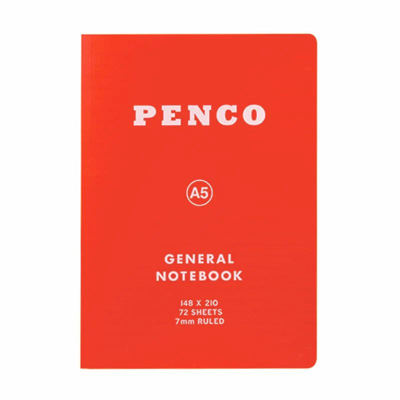 Penco Soft PP Notebook A5 Hightide - Various Colours
