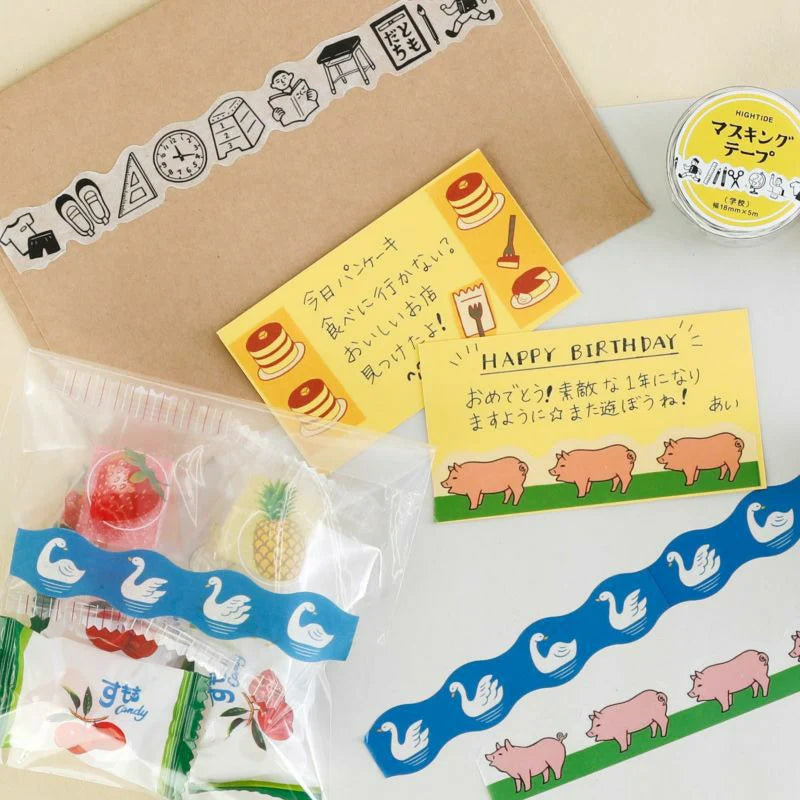 Hightide Retro Washi Tape - Swan