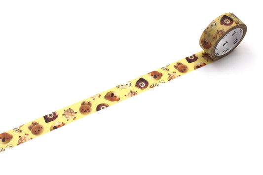 mt ex - Animal Bread - 15mm Washi Tape