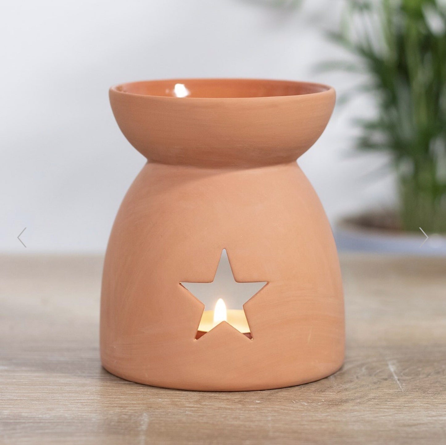 Star Terracotta Oil Wax Melt Burner